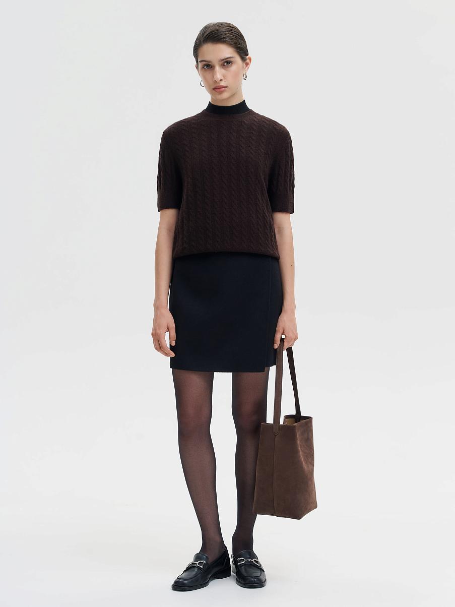 Топ из шерсти с кашемиром