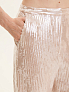 Прямые брюки расшитые пайетками