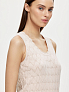 Трикотажный ажурный топ