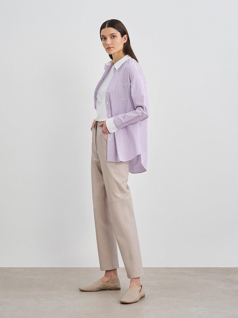 Рубашка из хлопка в полоску