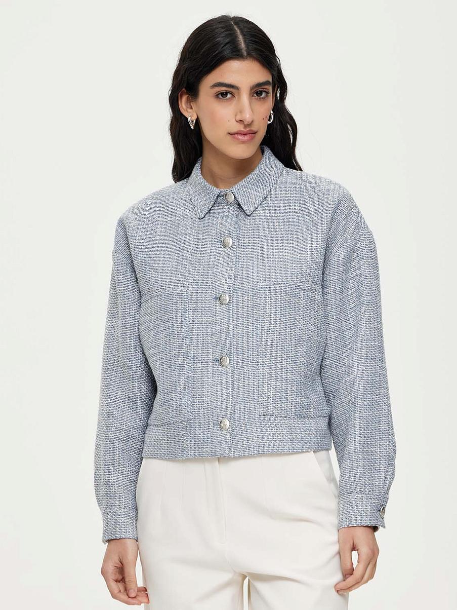 Укороченный хлопковый жакет