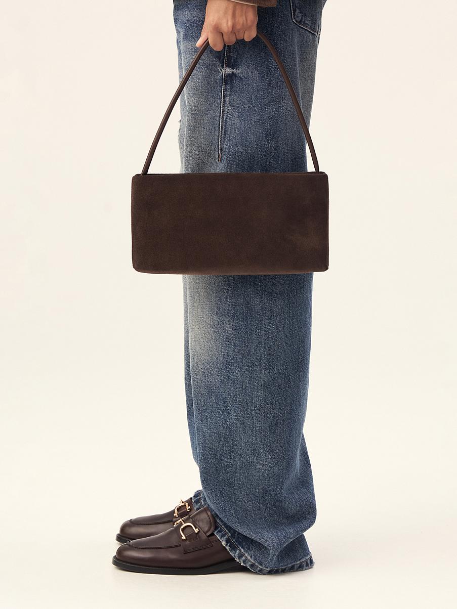 Сумка из натуральной замши