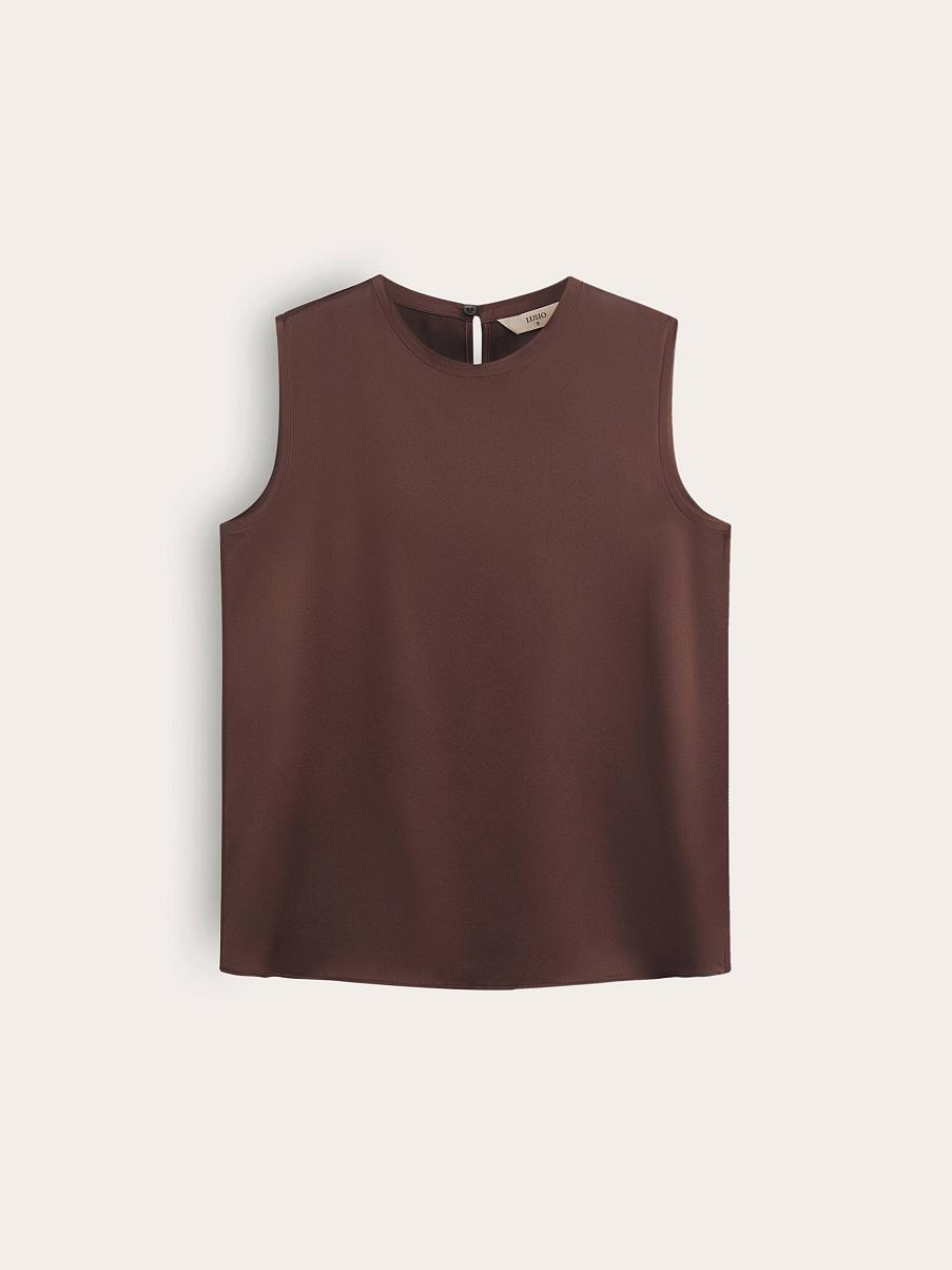 Топ из натурального шелка