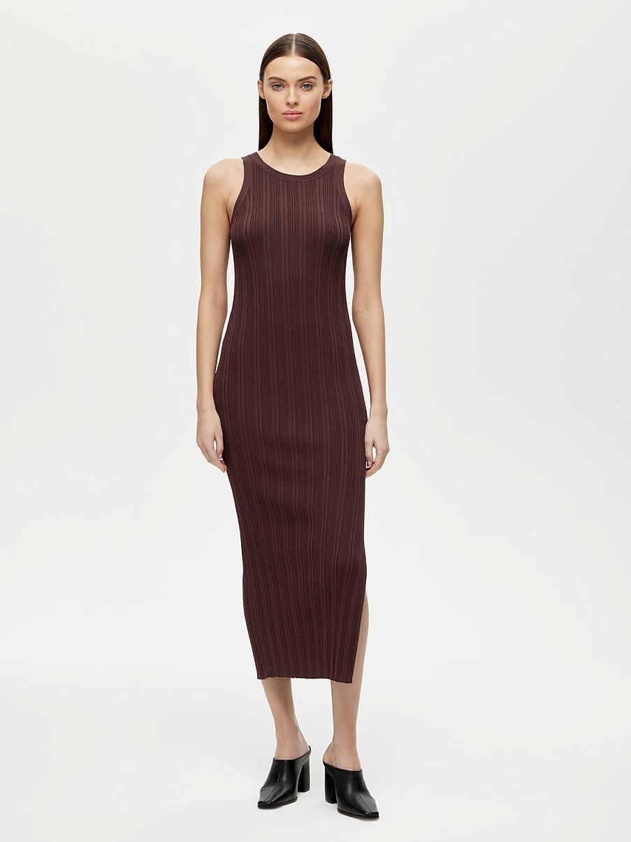 Трикотажное платье-лапша