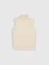Водолазка без рукавов из мериноса