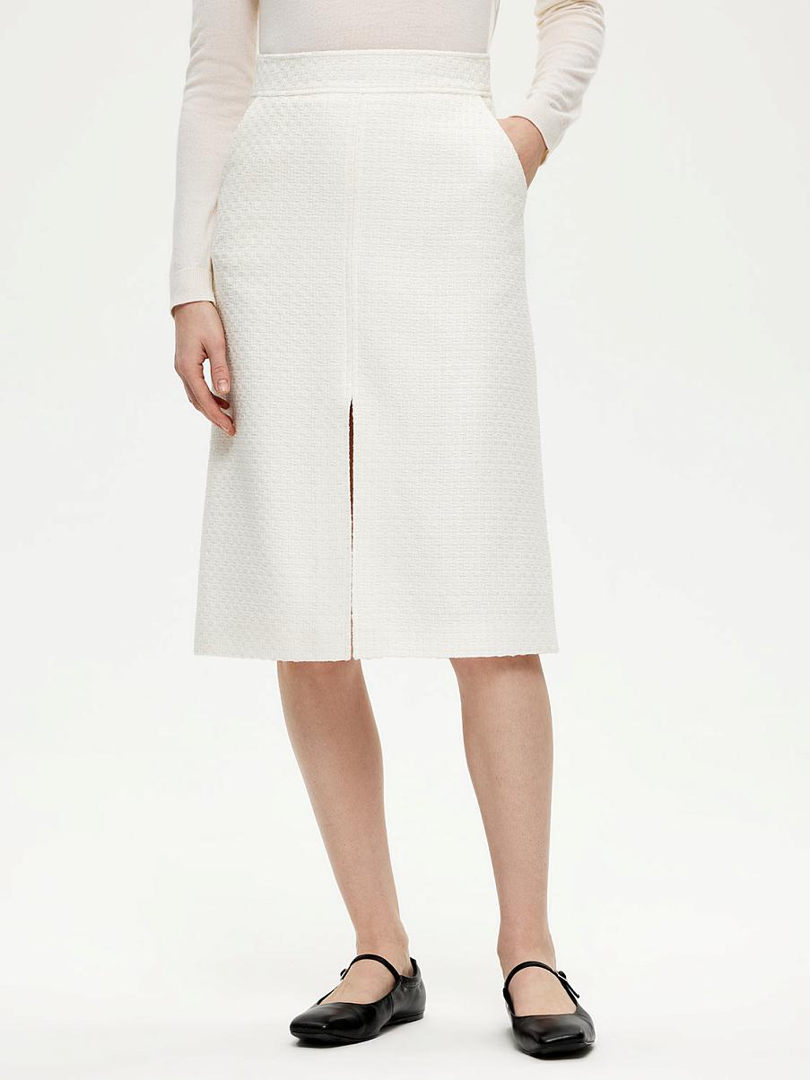 Юбка-трапеция с разрезом