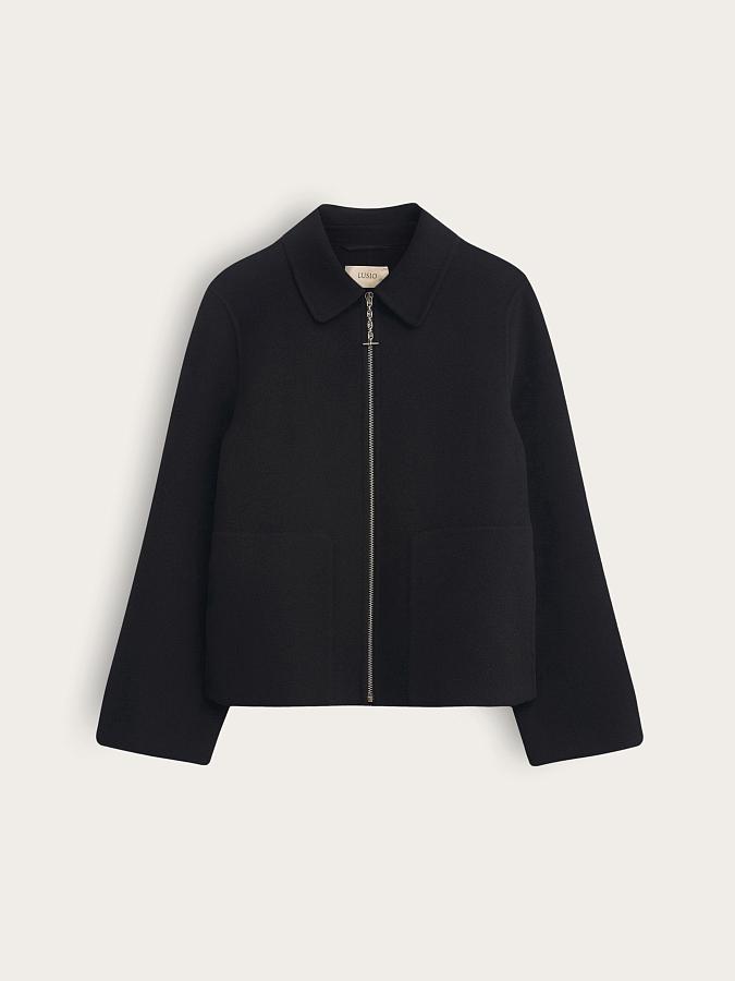 LSSL-042008 Пальто (черный, XS)