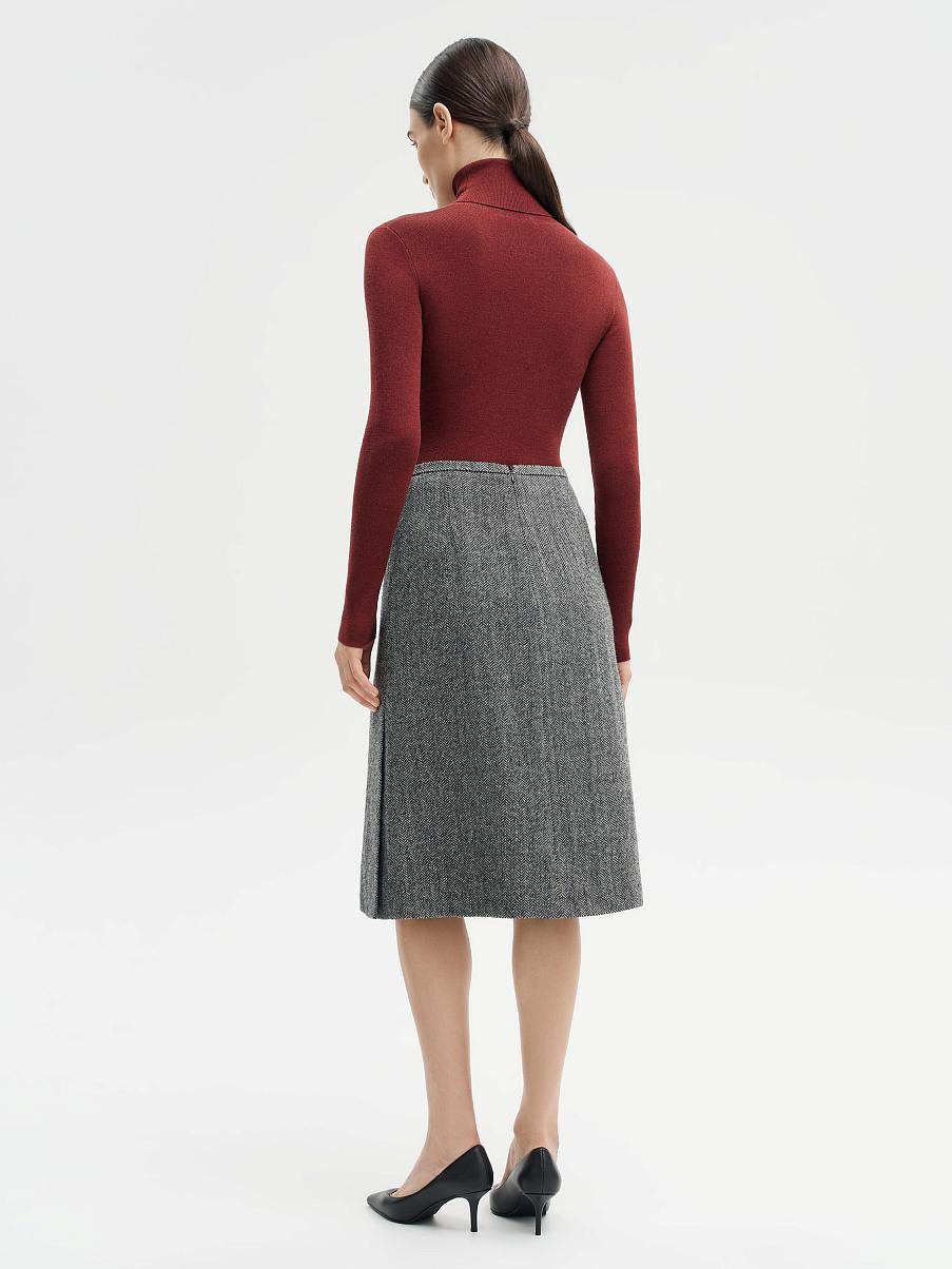 Водолазка из мериноса с шелком