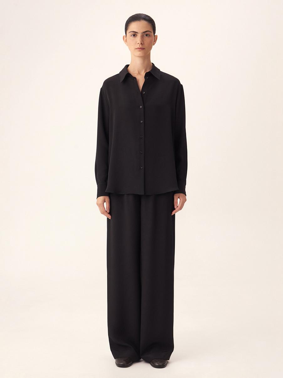 Брюки из шелка