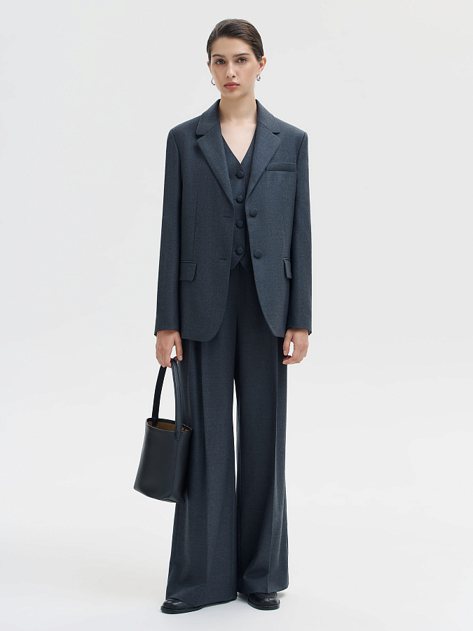 LSWN-132023 Брюки (темно-серый, L)