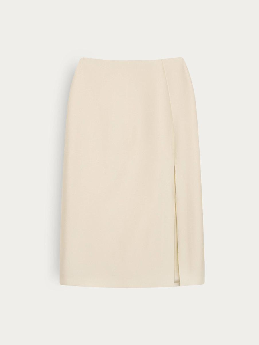 Юбка из шерсти и шелка