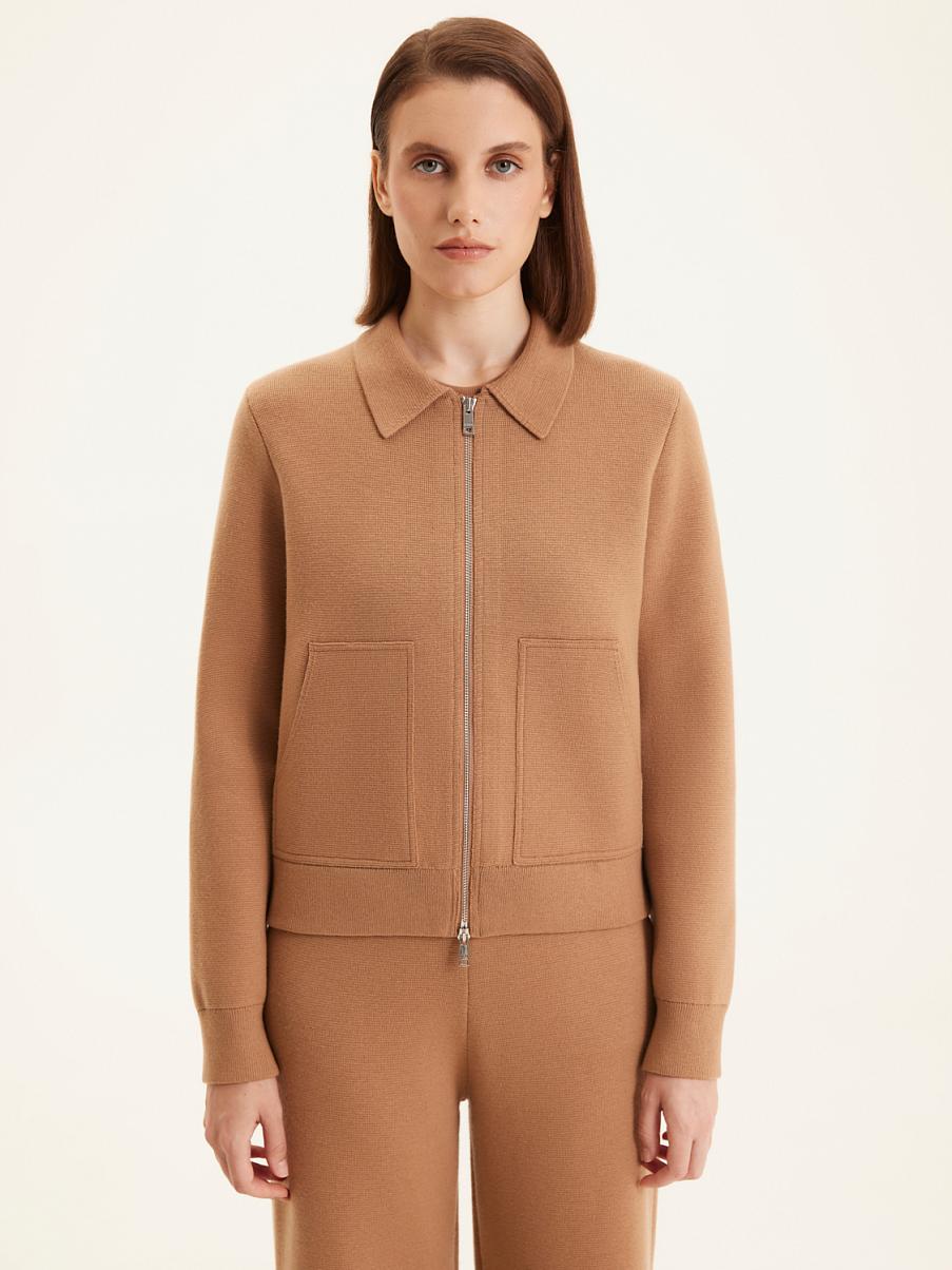 Кардиган с шерстью