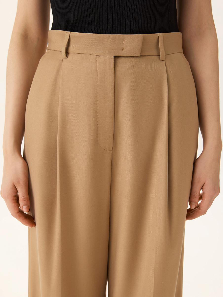 Брюки палаццо со стрелками