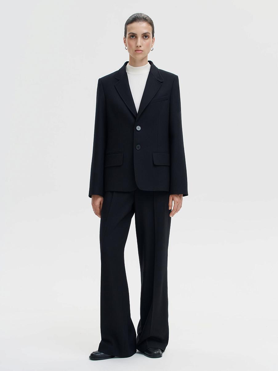 Жакет из костюмной ткани