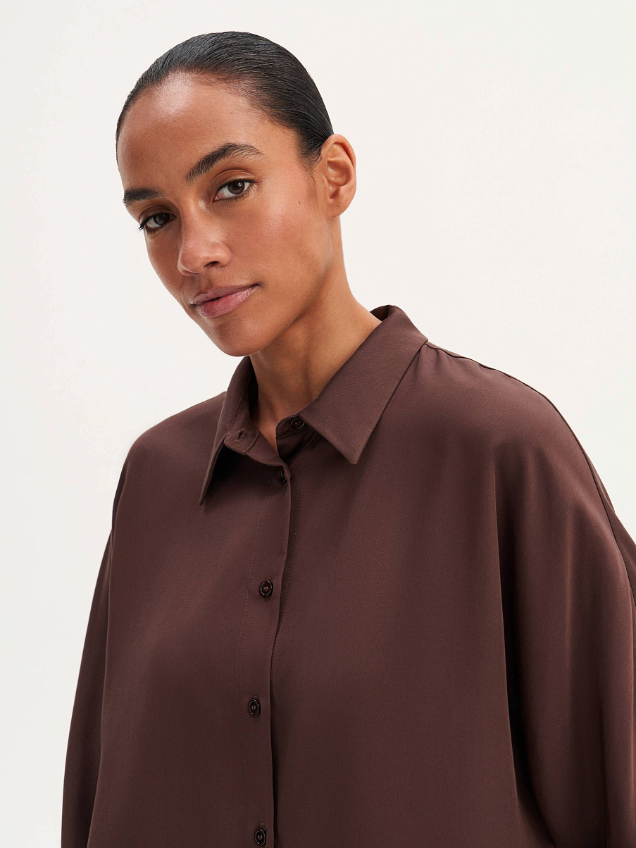 Рубашка прямого кроя