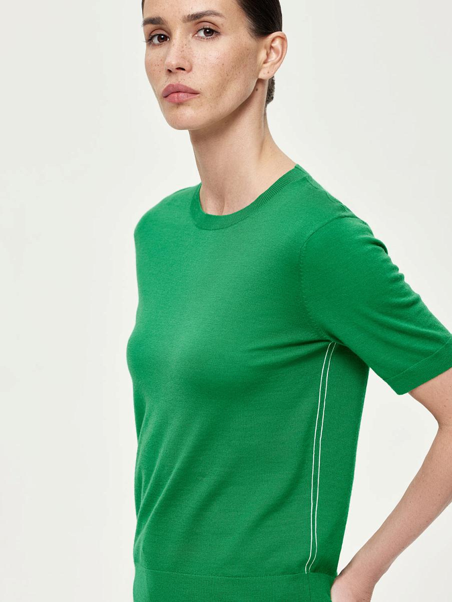 Трикотажная футболка из шерсти мериноса