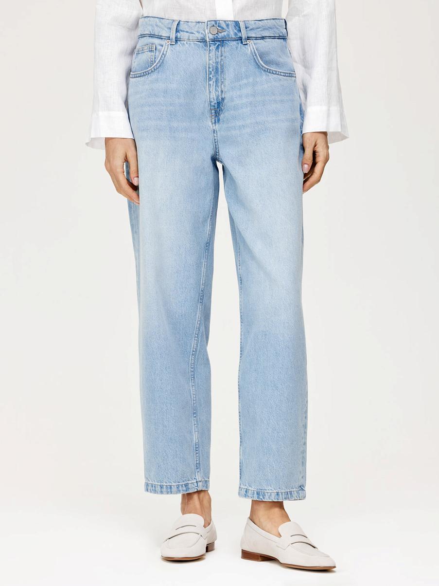 Джинсы мом из хлопка