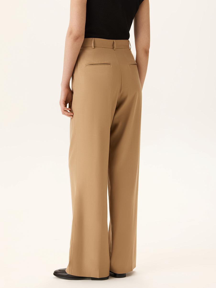 Брюки палаццо со стрелками