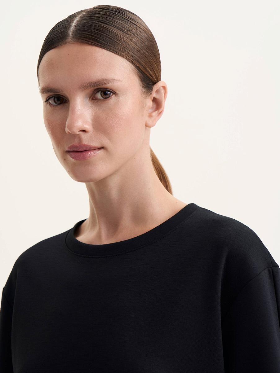 Лонгслив прямого кроя