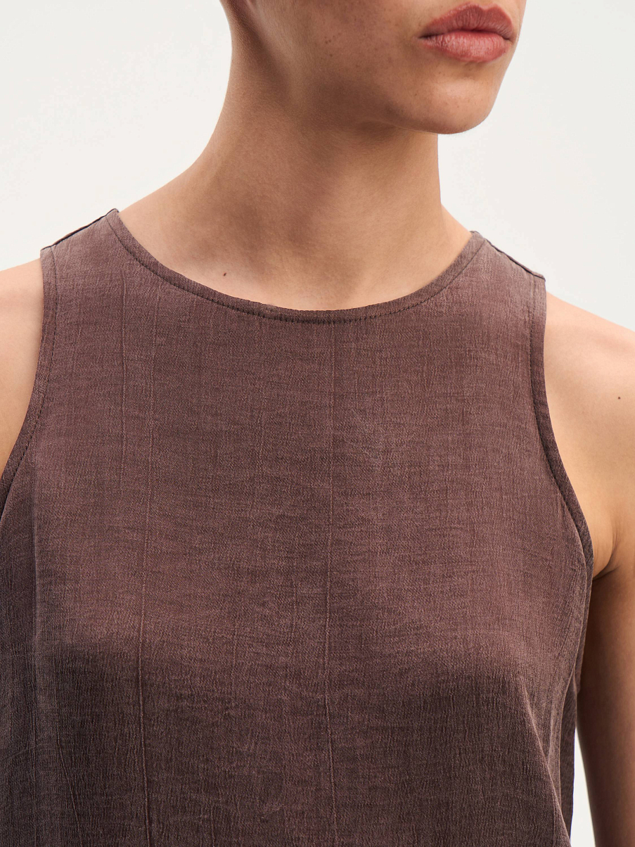 Топ из струящейся ткани