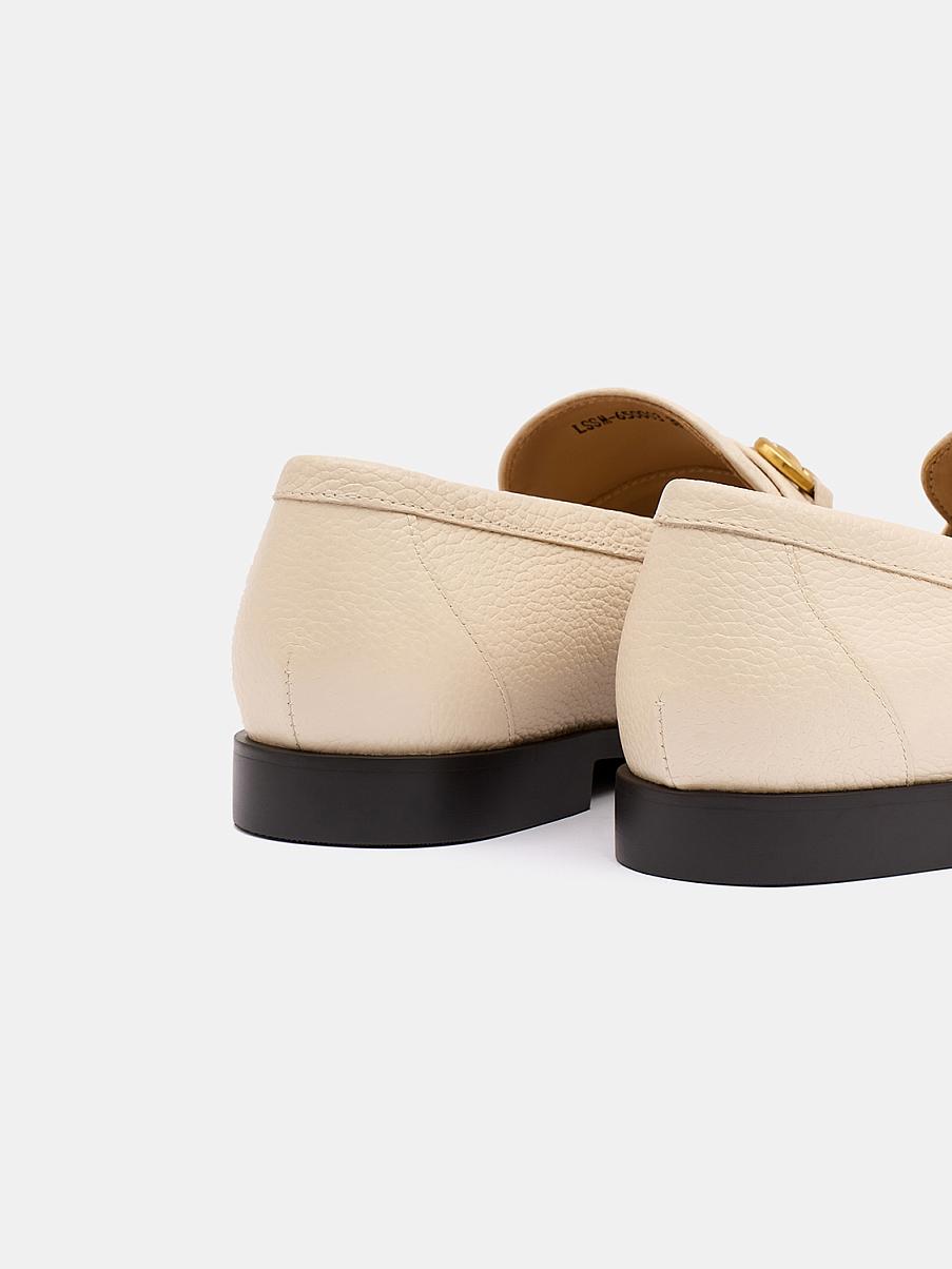 Лоферы из кожи