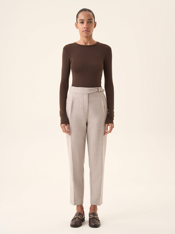 LWWS-132027 Брюки (бежевый, M)