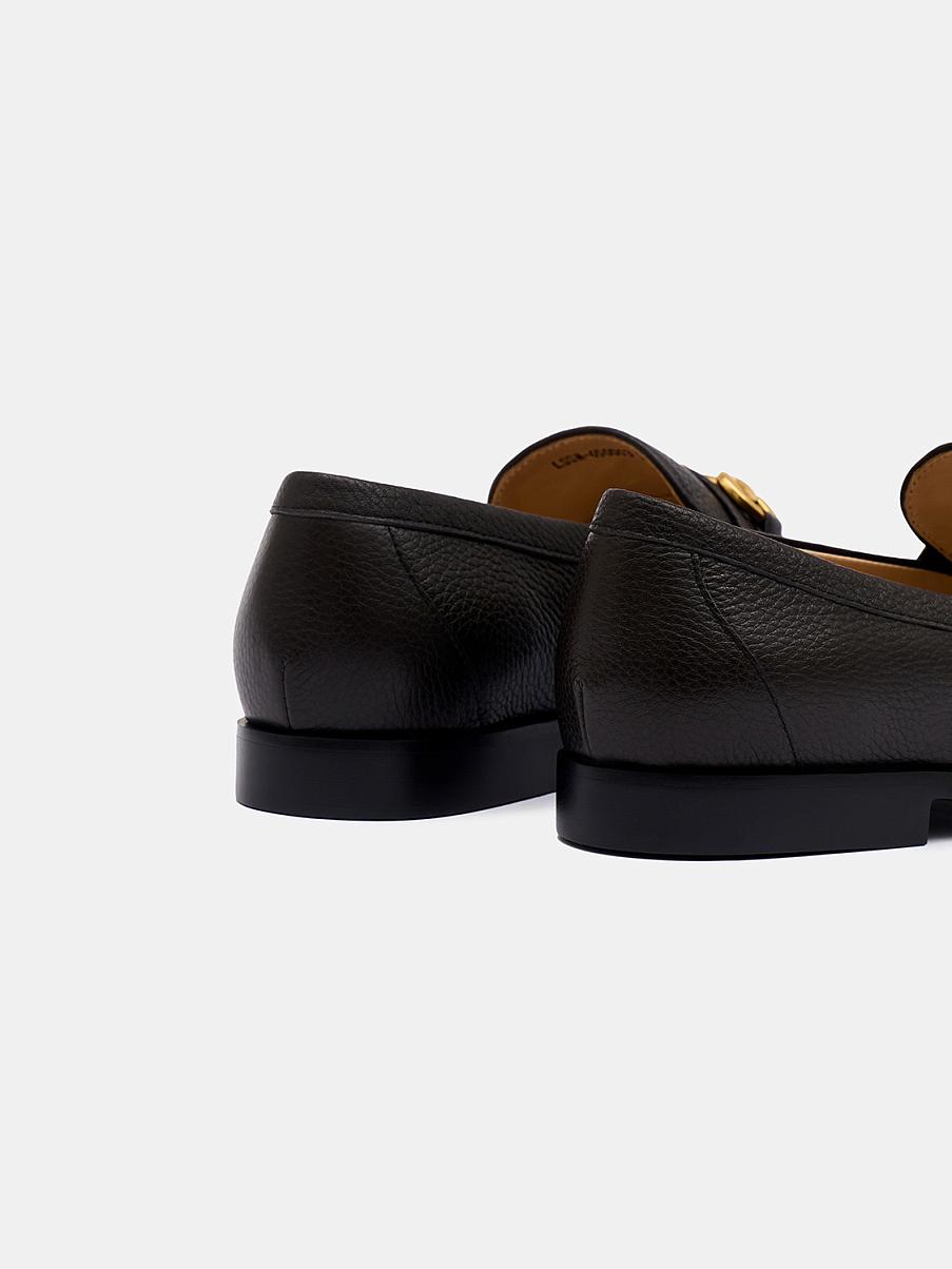 Лоферы из кожи