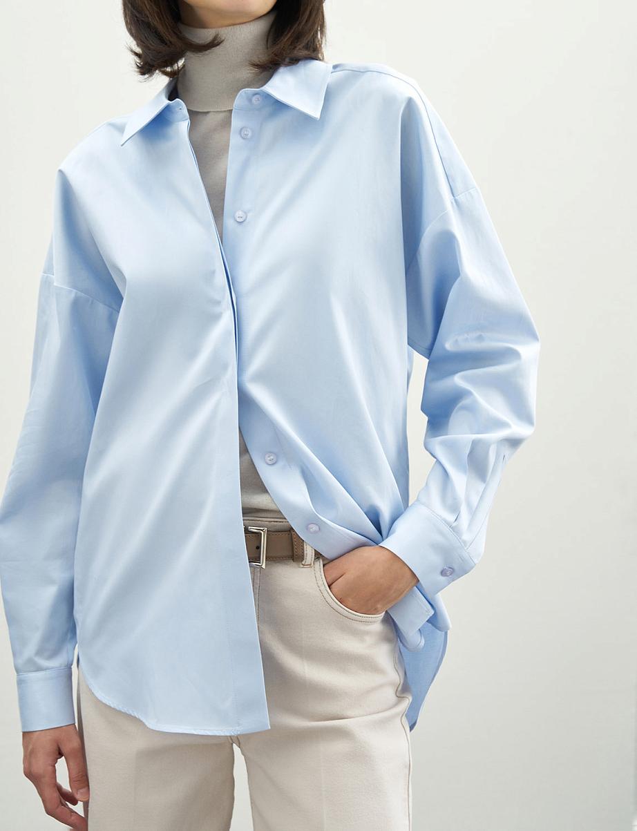 Рубашка оверсайз из хлопка