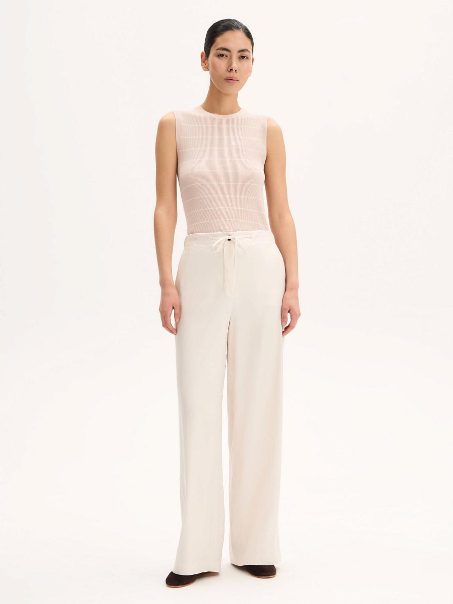 Топ трикотажный с шелком