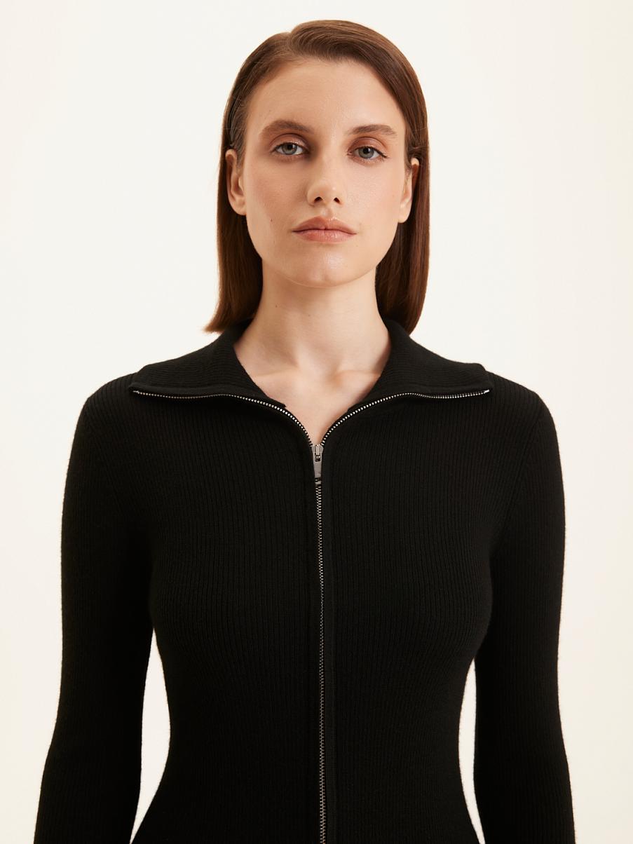 Кардиган из шерсти мериноса на молнии