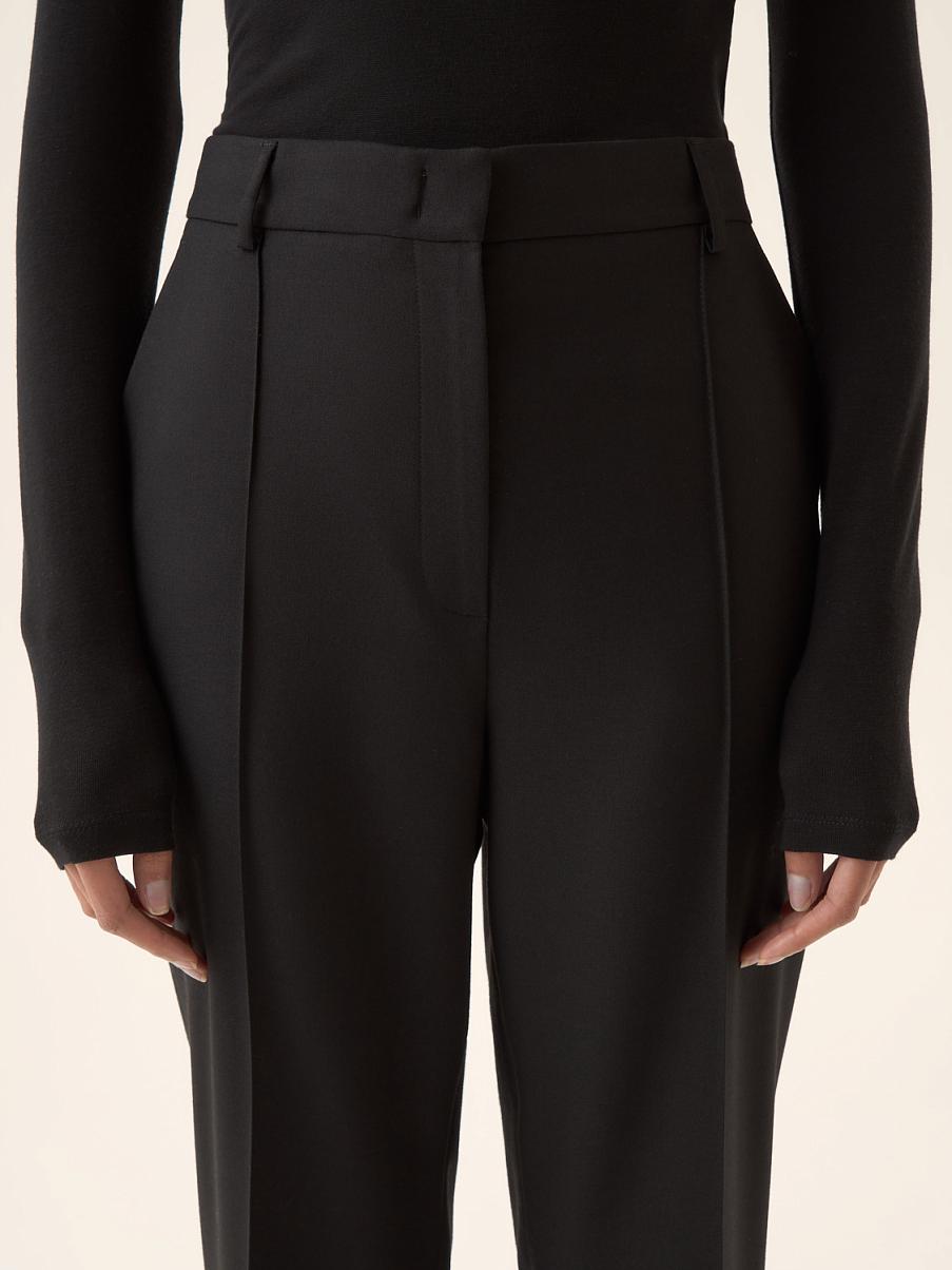 Брюки из шерсти со стрелками