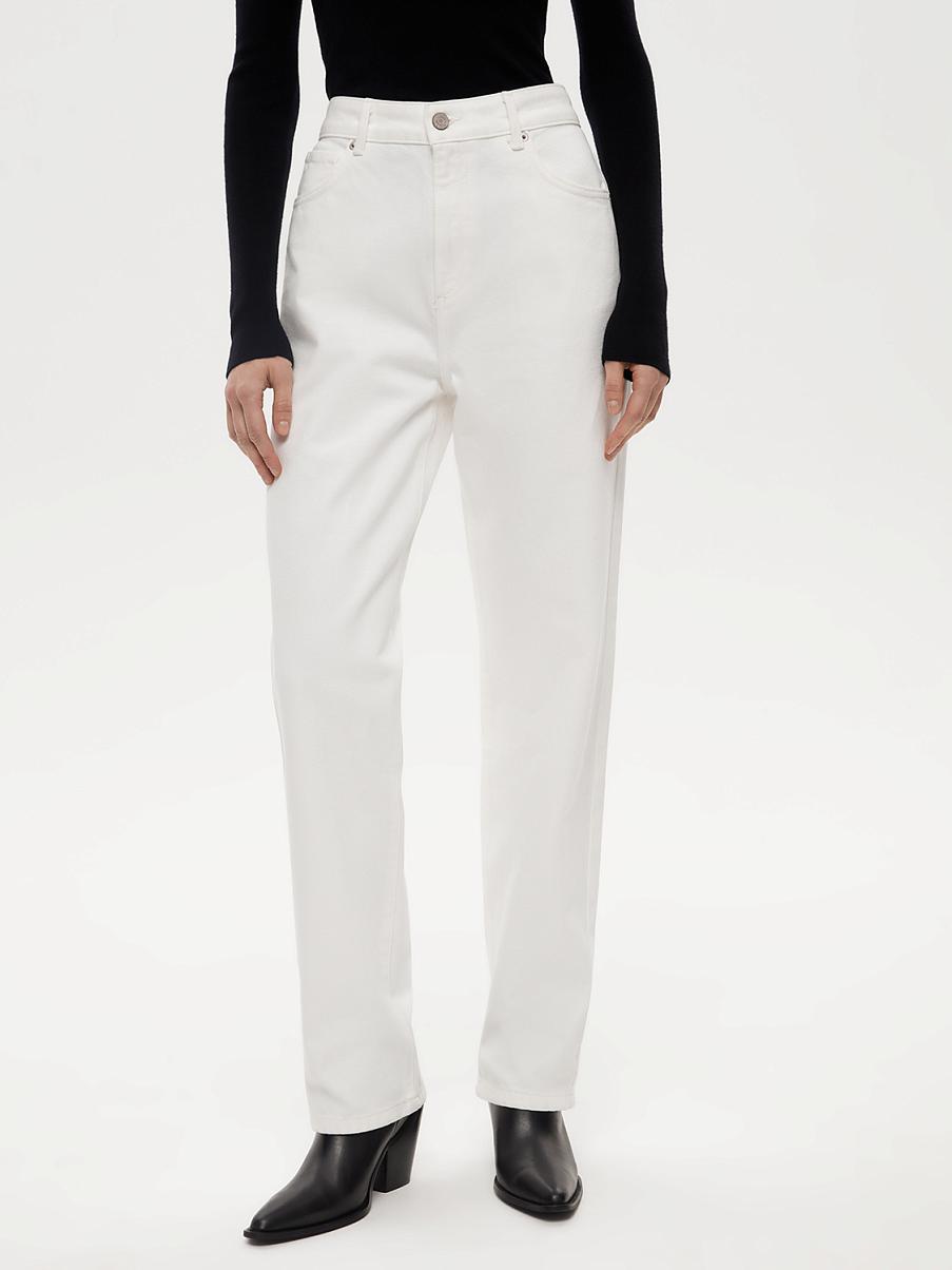 Джинсы прямого кроя из хлопка