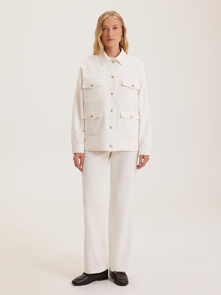 Вельветовая куртка оверсайз