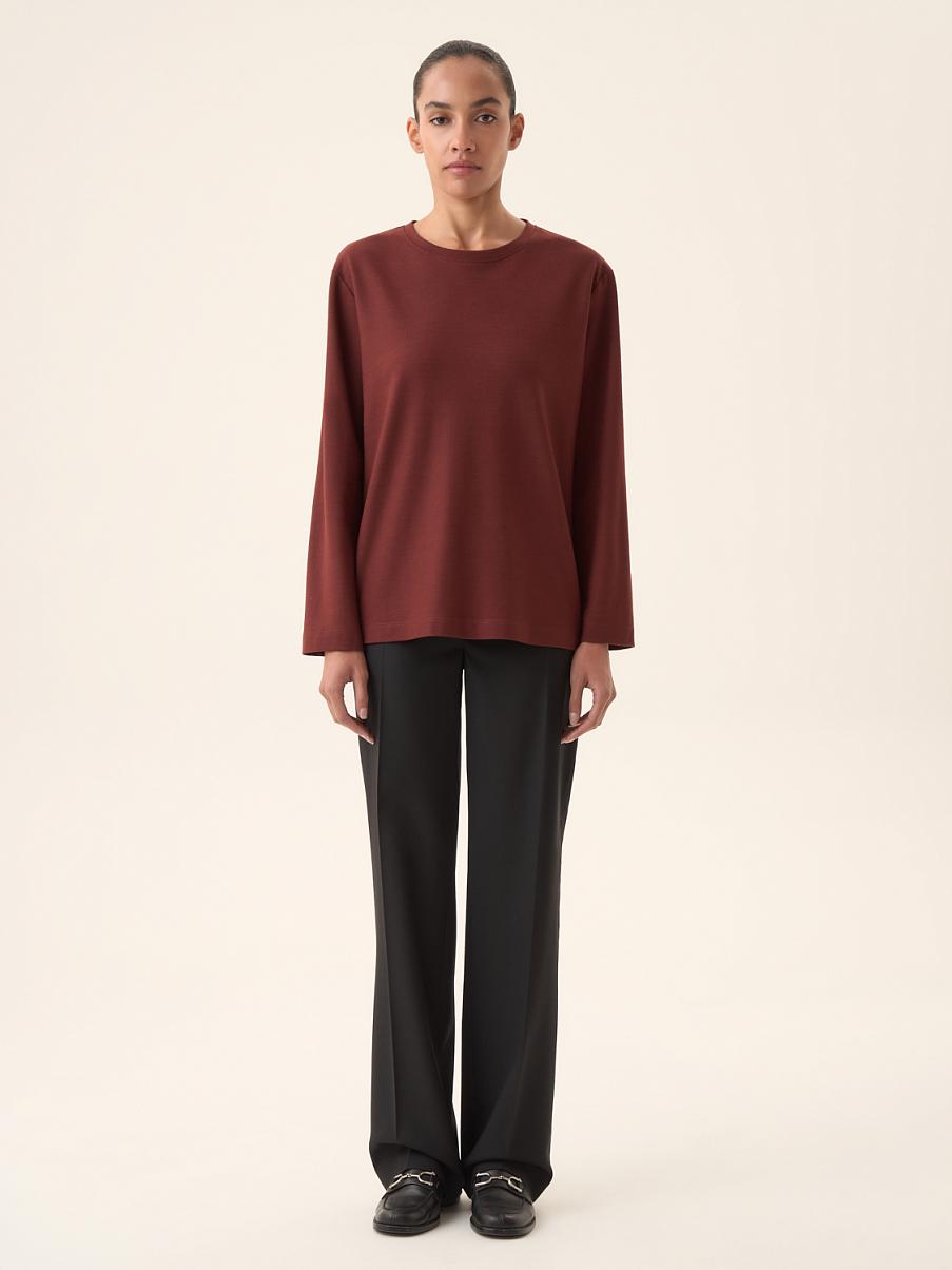 Лонгслив из шерсти