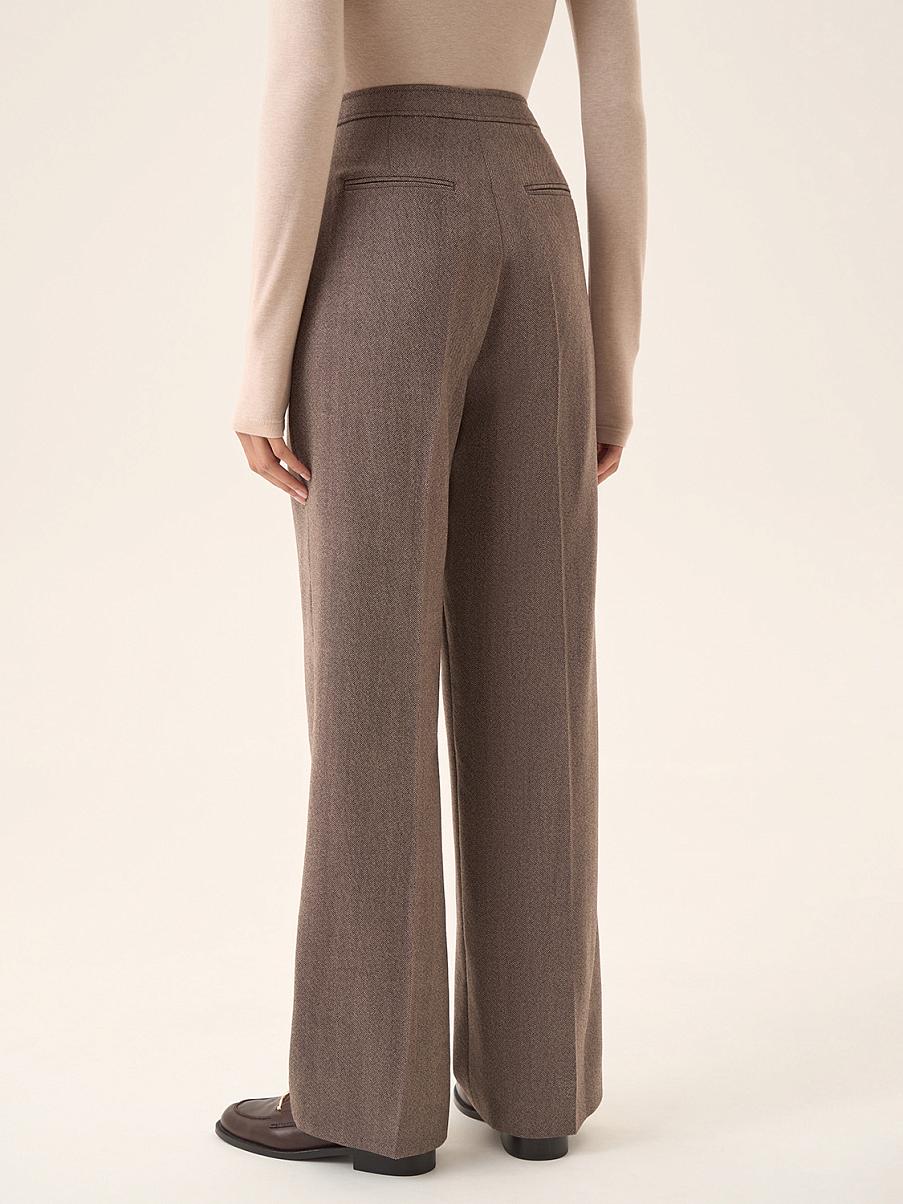 Прямые костюмные брюки