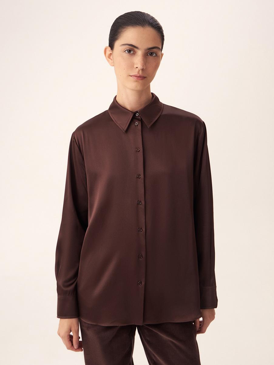 Рубашка из 100% шелка