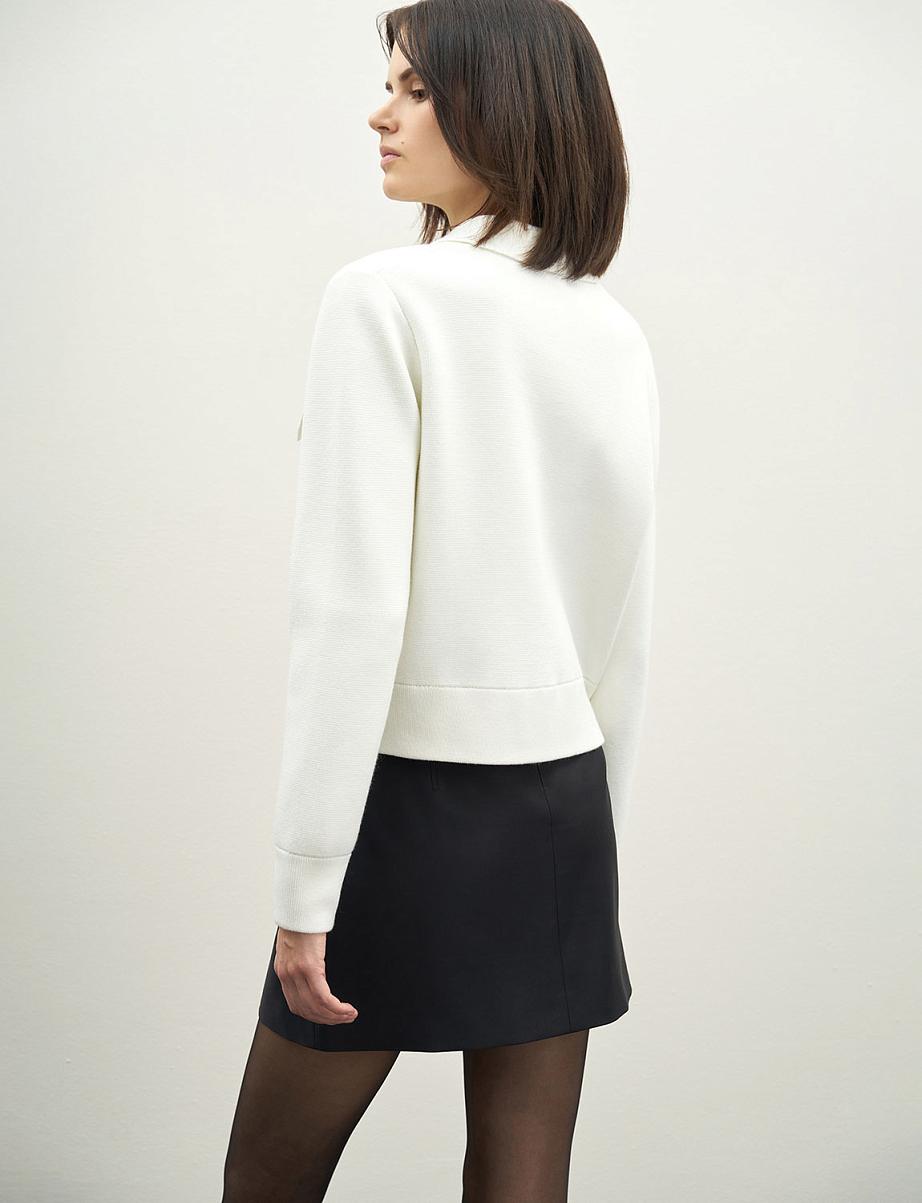 Бомбер на молнии с шерстью