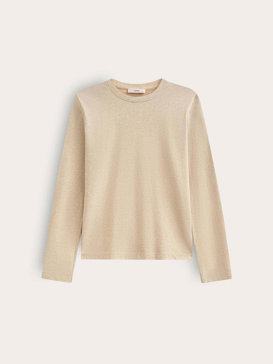 Лонгслив из хлопка