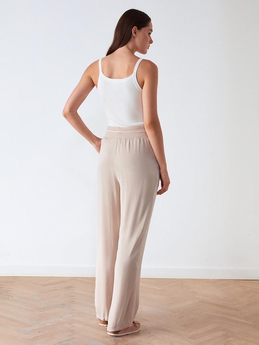 Брюки свободного кроя из тенсела