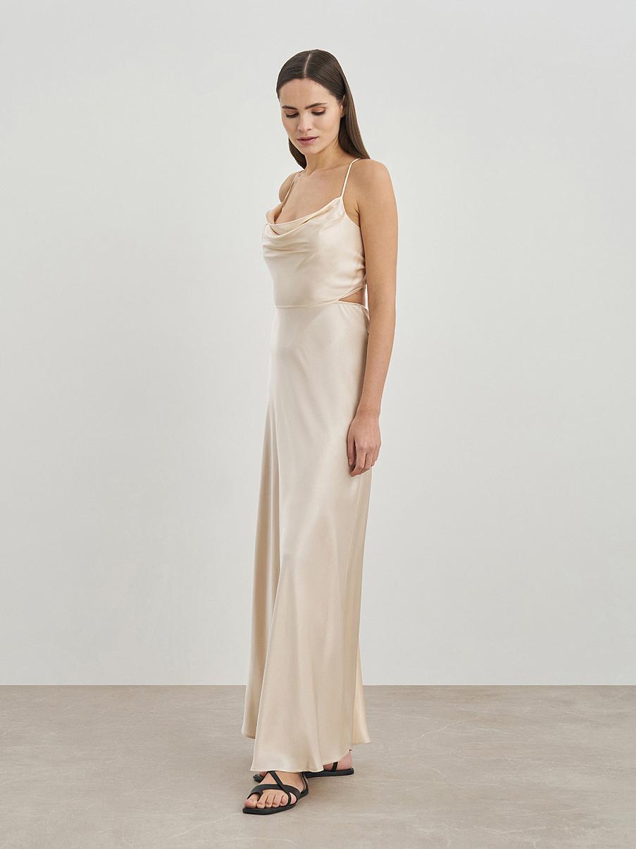 Платье-комбинация с открытой спиной