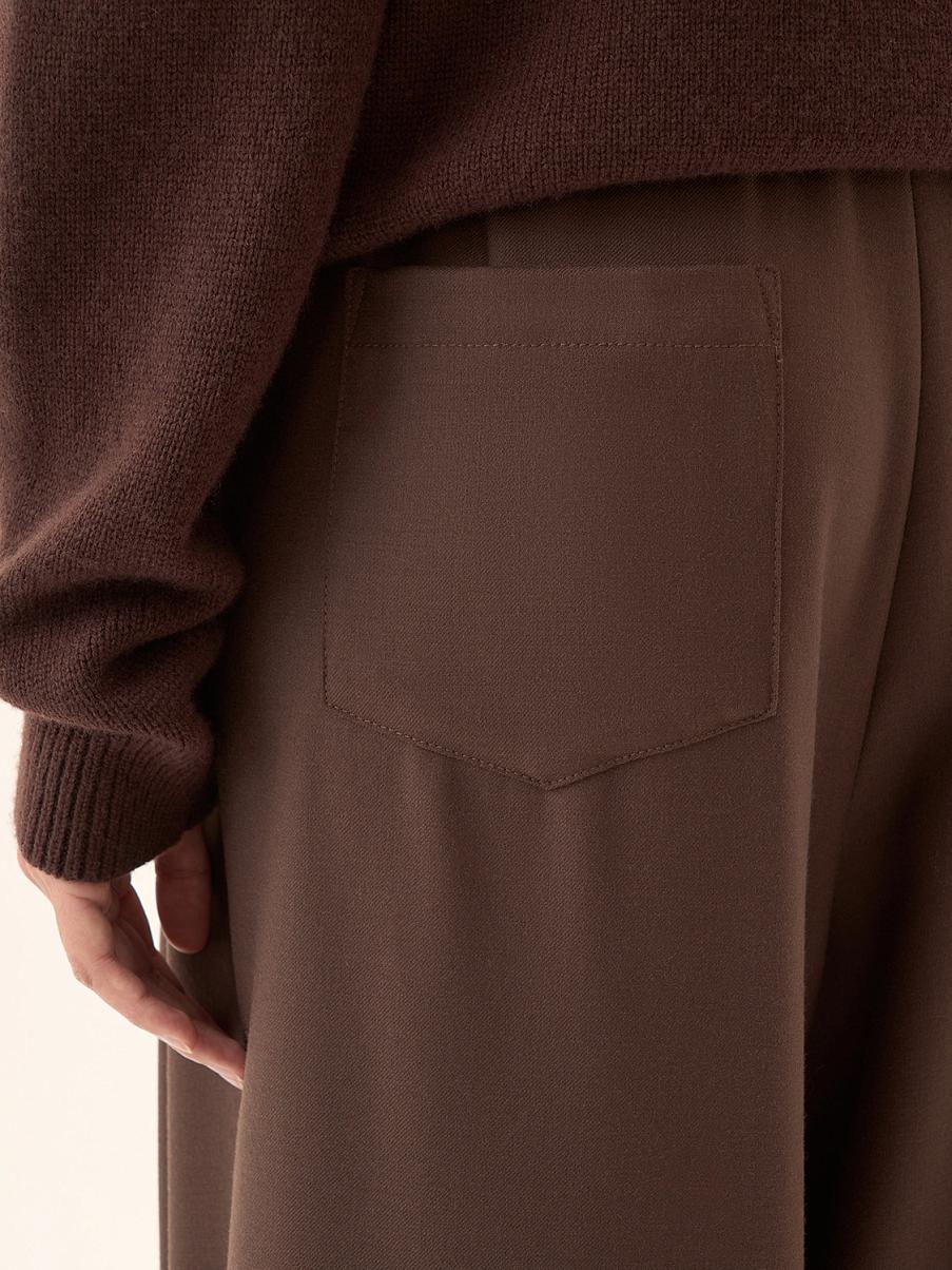 Широкие костюмные брюки