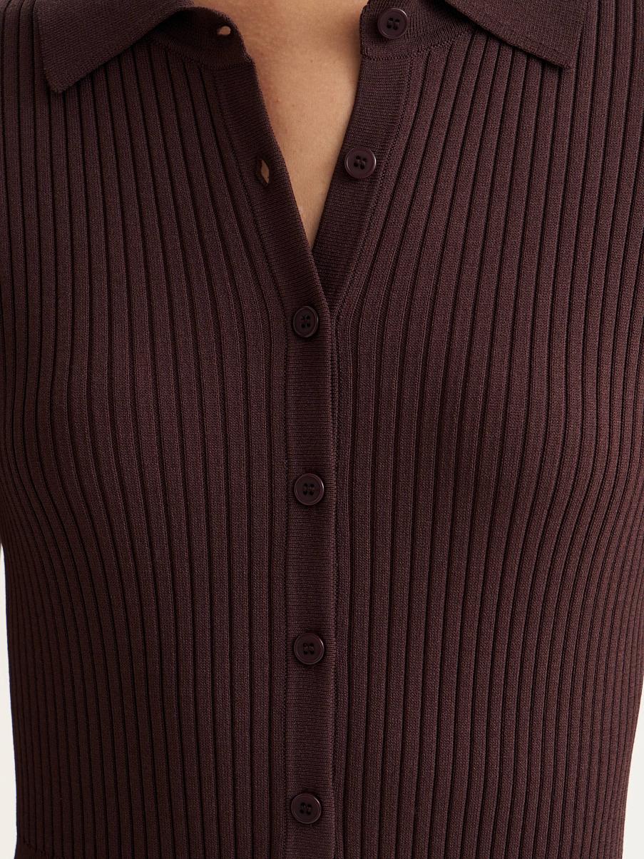 Платье трикотажное миди