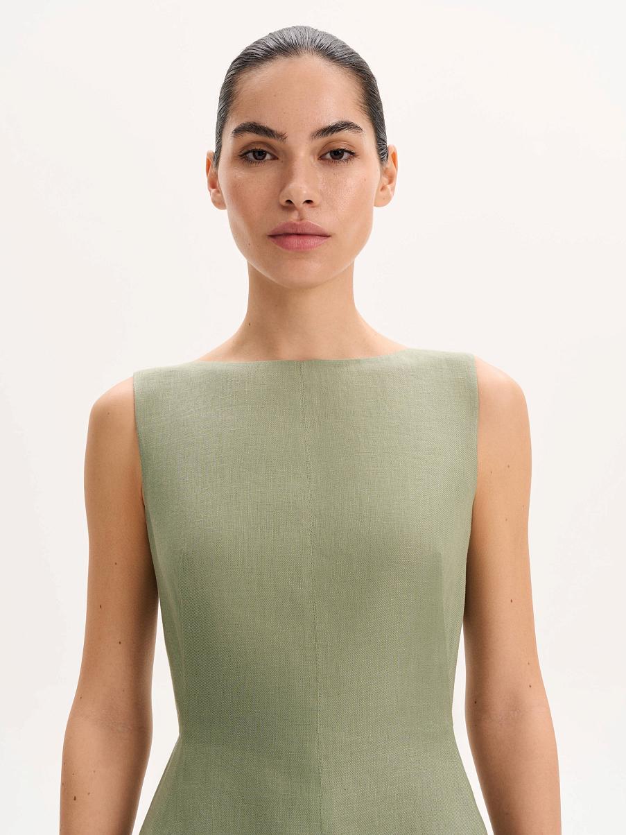 Платье льняное