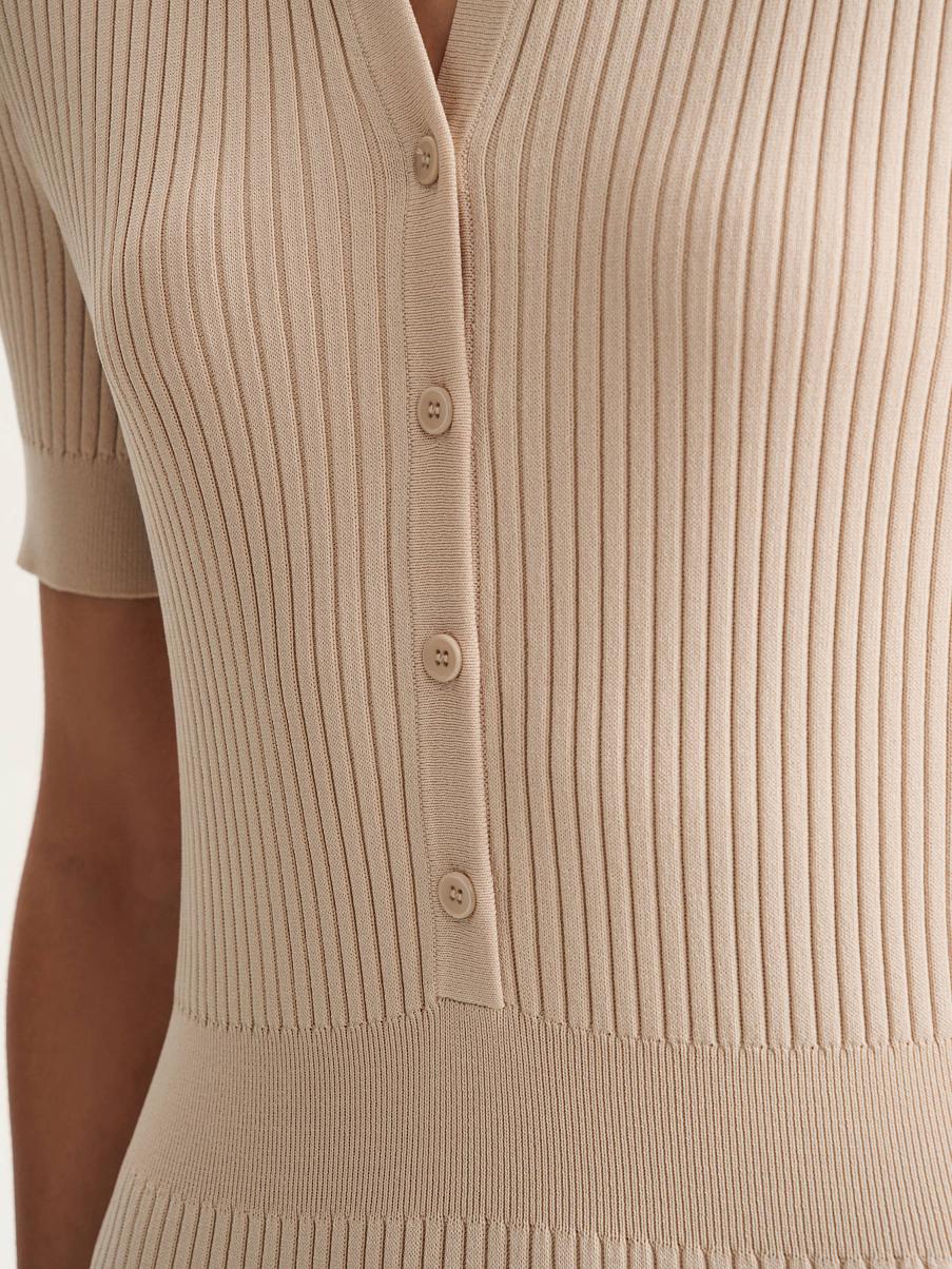 Платье трикотажное миди