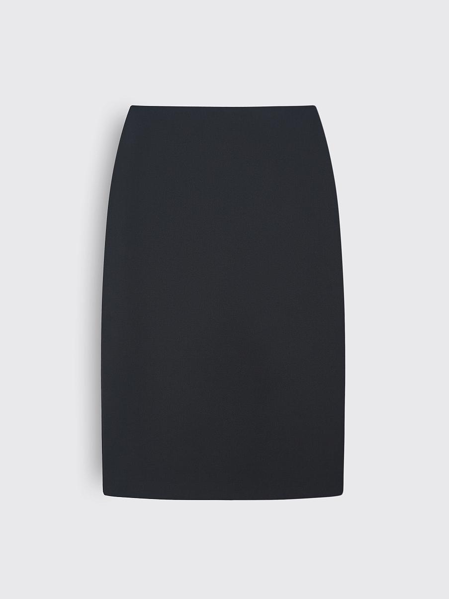 Юбка миди из костюмной ткани