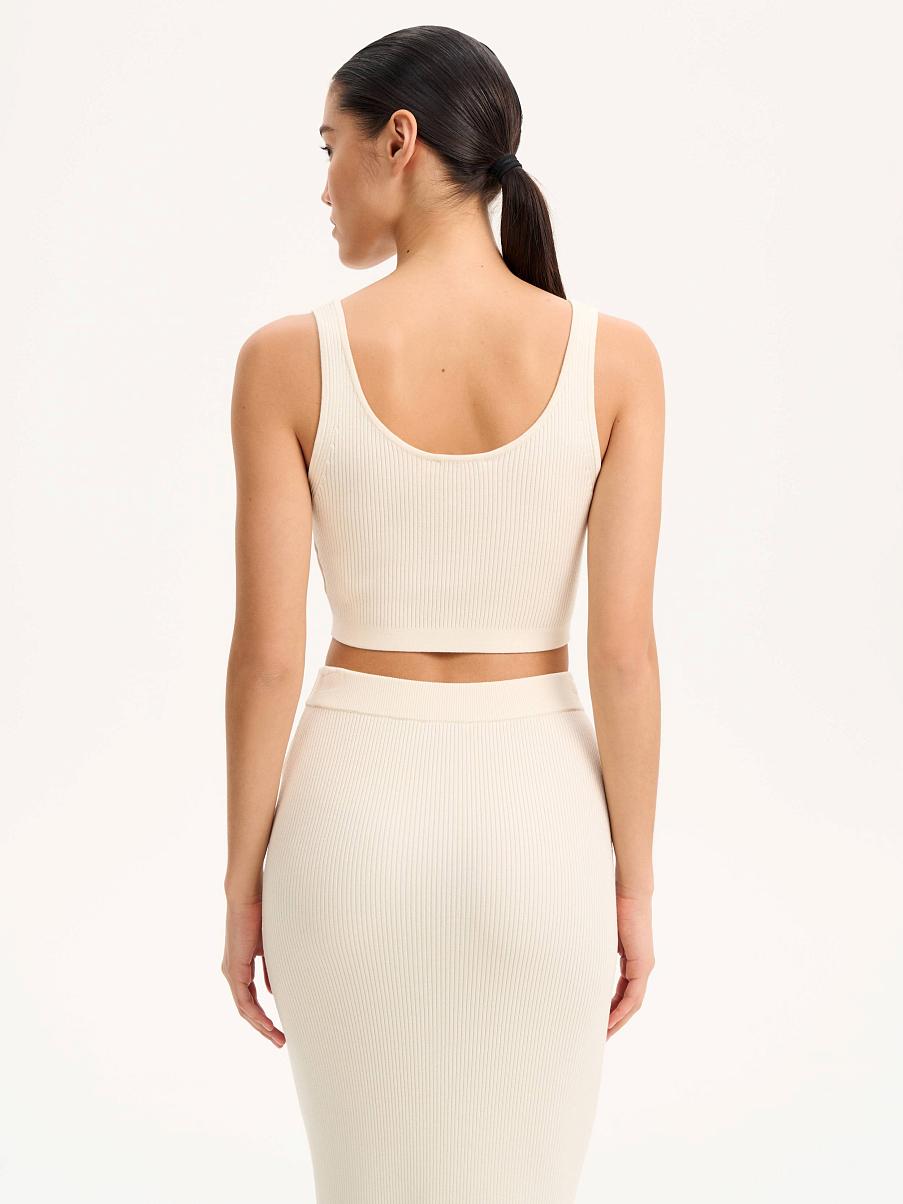 Кроп-топ с шелком