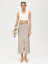 Юбка миди с разрезами