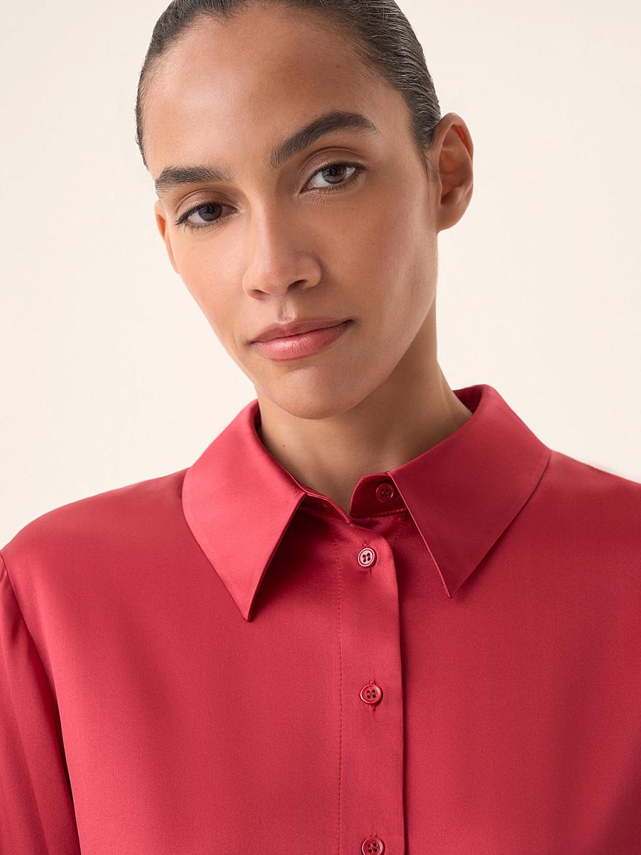 Шелковая рубашка