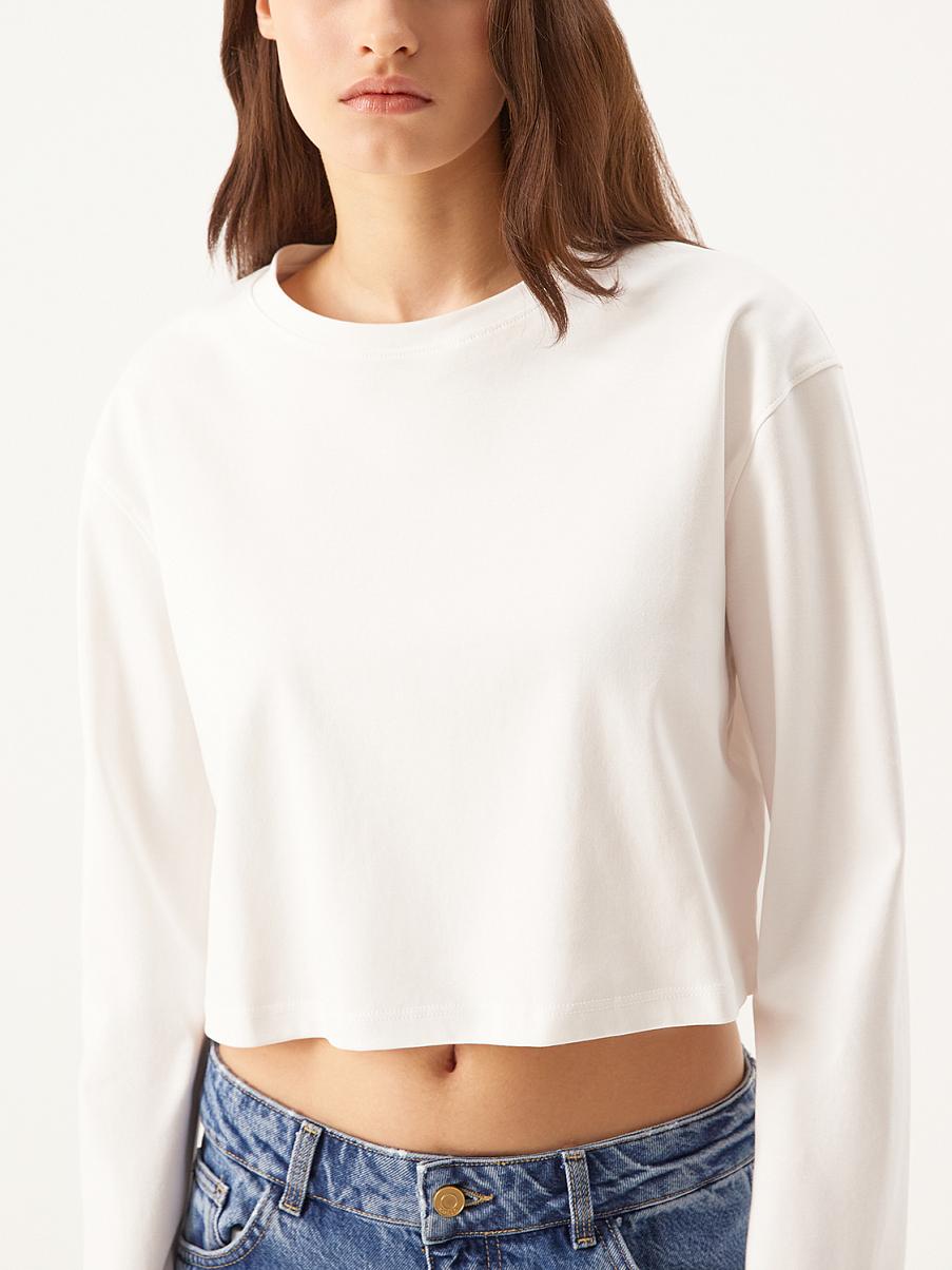 Укороченный лонгслив