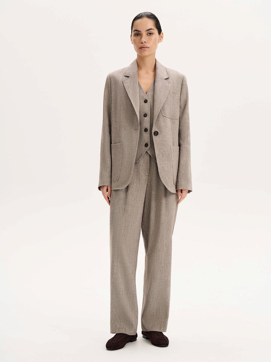 Жилетка льняная